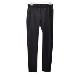 Veronica Beard Slim Dress Pants High Rise Stretch Black Womens Size 6